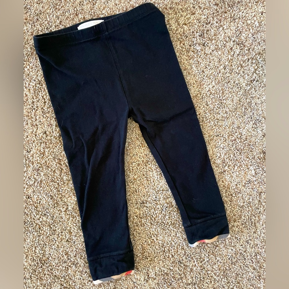 Black Burberry leggings 18 month